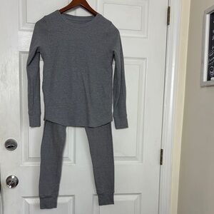 Cuddl Duds Lightweight Thermal Pajama Set medium top small bottom